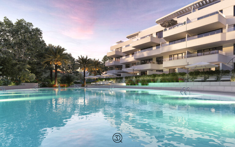 piscinas, Lomas del Flamenco, Mijas, Malaga