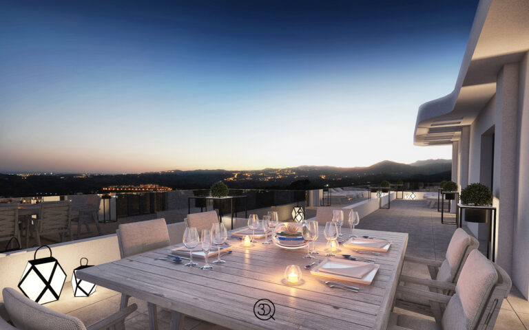 terraza, Lomas del Flamenco, Mijas, Malaga